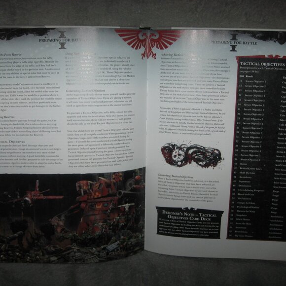 Warhammer Hardcover Book 40,000 40K The Rules 2409A7 - Picture 9 of 11